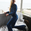 Jean taille haute coupe flare