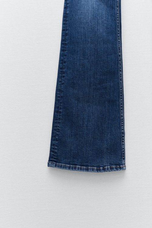 Jean taille haute coupe flare