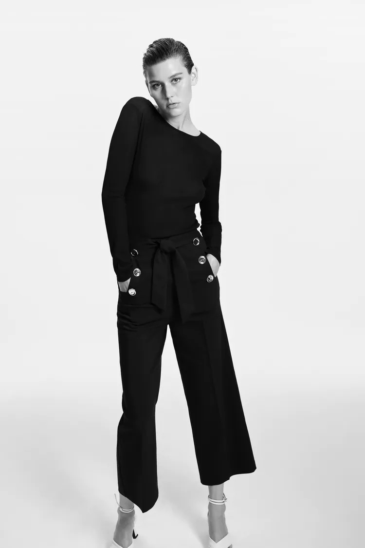 Pantalon jupe culotte