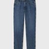 Jean droit taille haute