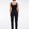 Jean droit taille haute