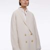 Cardigan style blazer cashmere