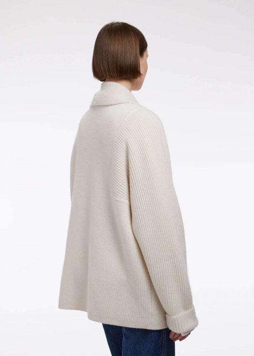Cardigan style blazer cashmere