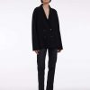 Cardigan style blazer cashmere