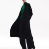 Manteau long ceinturé