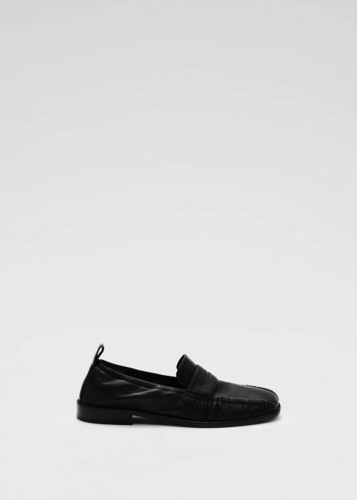 Mocassin en cuir lisse