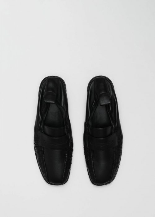 Mocassin en cuir lisse