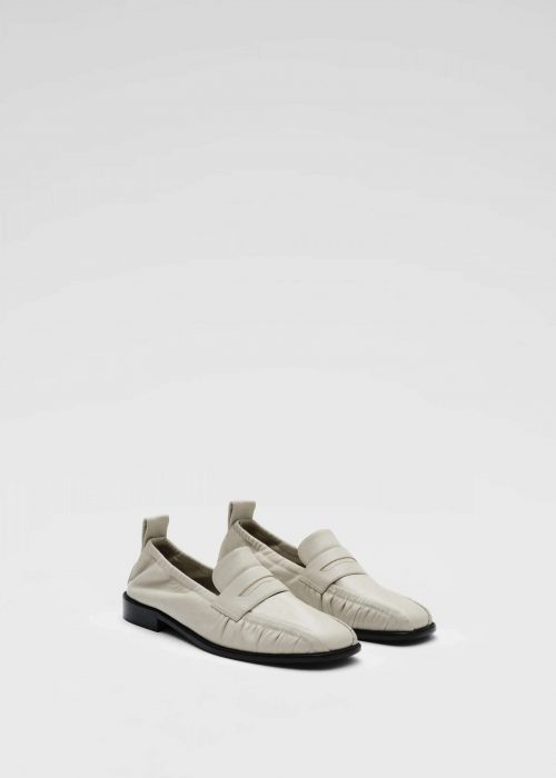 Mocassin en cuir lisse