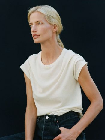 T-Shirt en cashmere fin