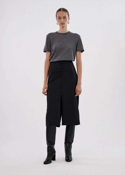 T-Shirt en cashmere fin