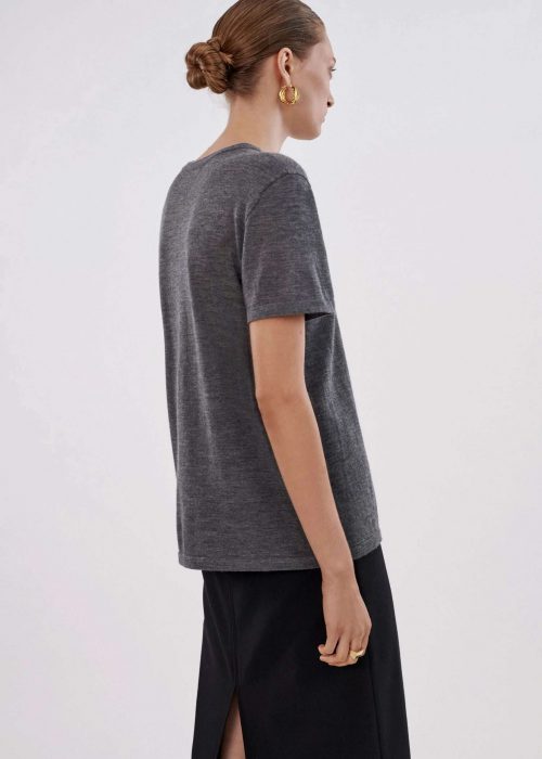 T-Shirt en cashmere fin