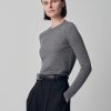 T-Shirt à manches longues en cashmere
